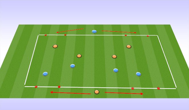 Football/Soccer Session Plan Drill (Colour): TARGET PLAYER