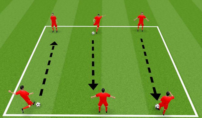 Football/Soccer Session Plan Drill (Colour): Screen 1