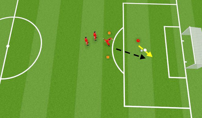 Football/Soccer Session Plan Drill (Colour): Screen 2