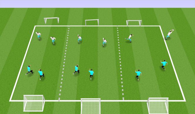 Football/Soccer Session Plan Drill (Colour): Screen 1