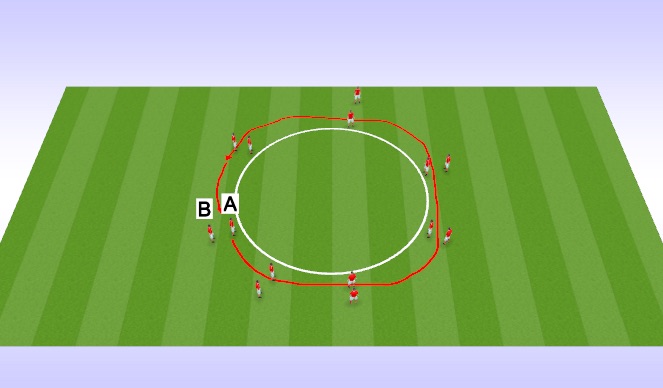 Football/Soccer Session Plan Drill (Colour): Pairs - Fun Race