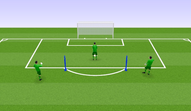 Football/Soccer Session Plan Drill (Colour): Angled SS 