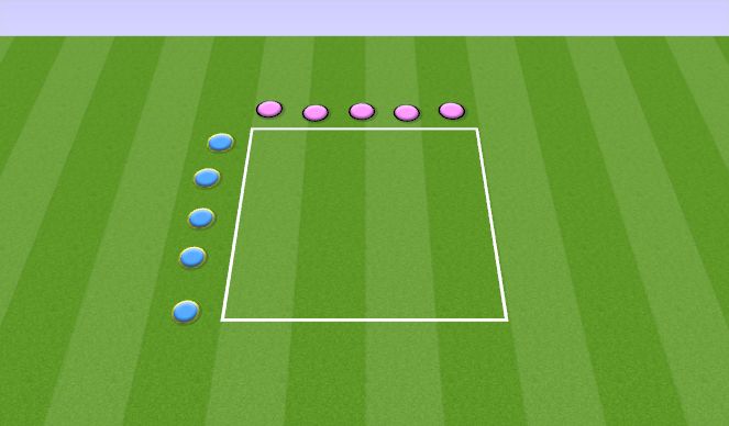 Football/Soccer Session Plan Drill (Colour): Animation 1