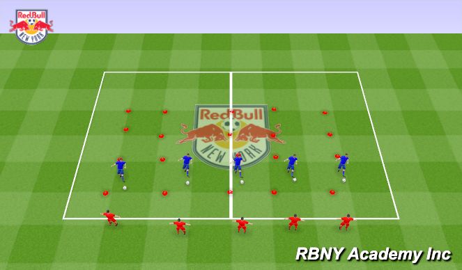 Football/Soccer Session Plan Drill (Colour): INTRO