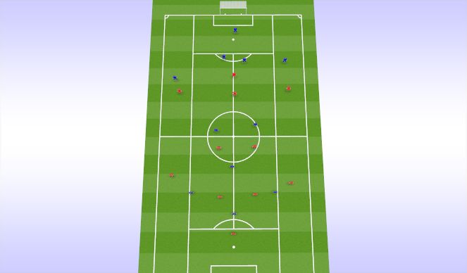 Football/Soccer Session Plan Drill (Colour): inital phase 