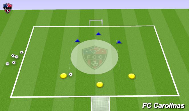 Football/Soccer Session Plan Drill (Colour): Screen 3