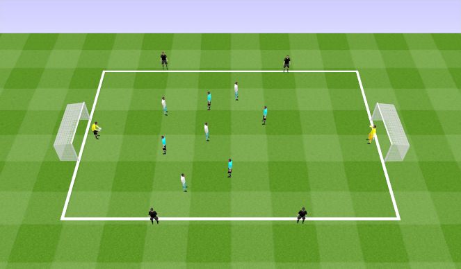 Football/Soccer Session Plan Drill (Colour): Futsal Ball