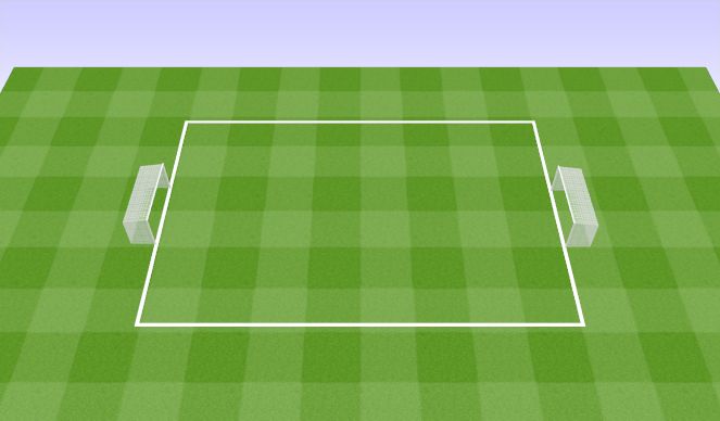 Football/Soccer Session Plan Drill (Colour): Regular Scrimmage to Finish