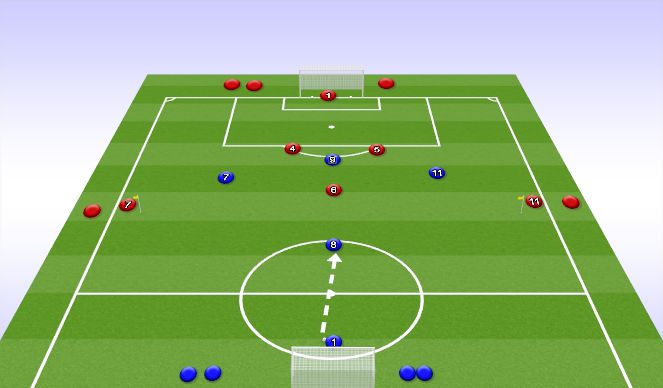 Football/Soccer Session Plan Drill (Colour): Screen 1