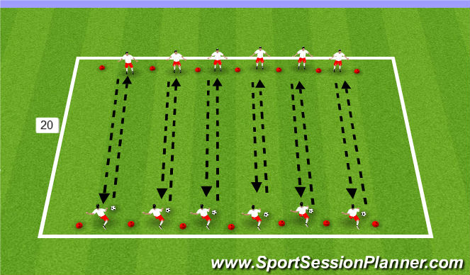 Football/Soccer Session Plan Drill (Colour): Shooting Activity