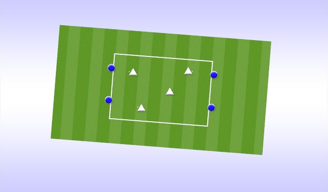 Football/Soccer Session Plan Drill (Colour): Warm-Up: Pass and Switch