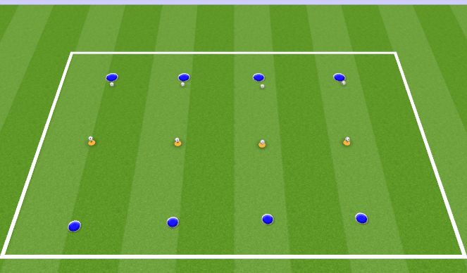 Football/Soccer Session Plan Drill (Colour): Activity 2: Hit the Target