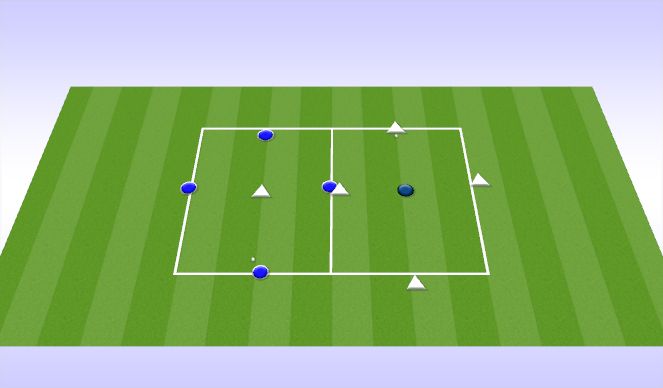 Football/Soccer Session Plan Drill (Colour): Main Activity