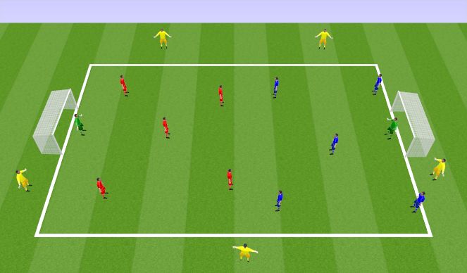 Football/Soccer Session Plan Drill (Colour): Play