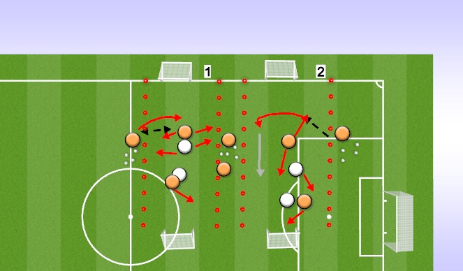 Football/Soccer Session Plan Drill (Colour): Screen 3