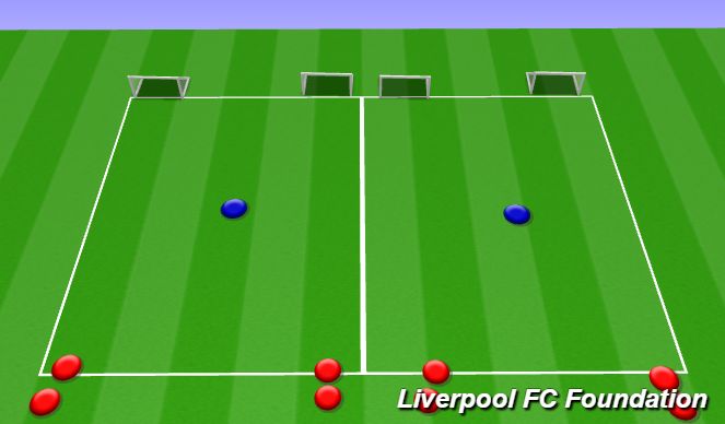 Football/Soccer Session Plan Drill (Colour): Screen 1