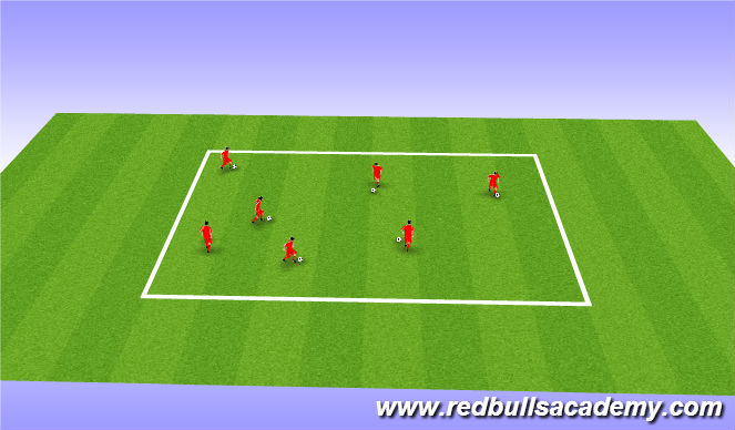 Football/Soccer Session Plan Drill (Colour): Cool Down