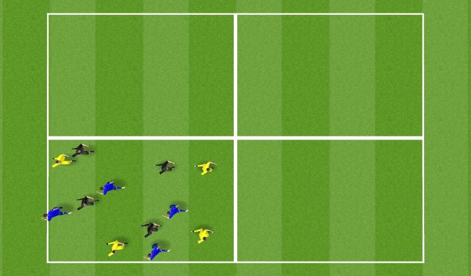 Football/Soccer Session Plan Drill (Colour): Chaotic Passing