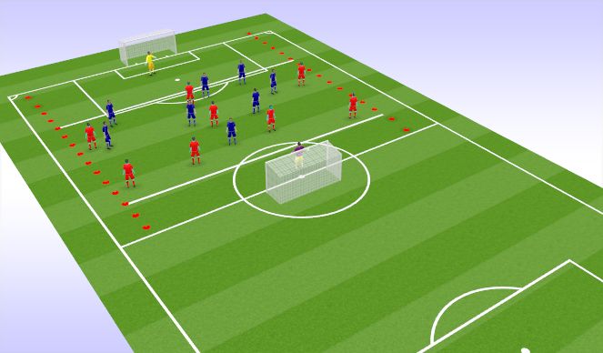 Football/Soccer Session Plan Drill (Colour): Screen 1