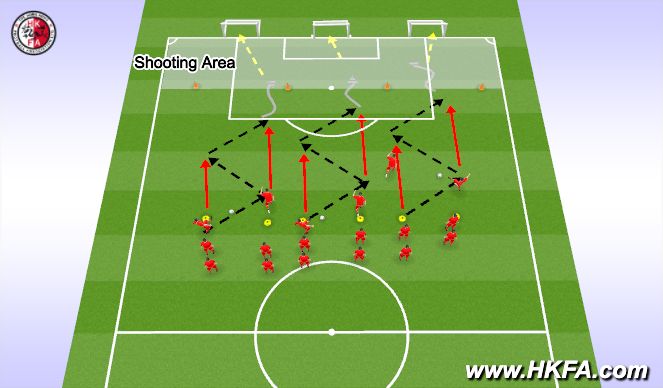 Football/Soccer Session Plan Drill (Colour): T2