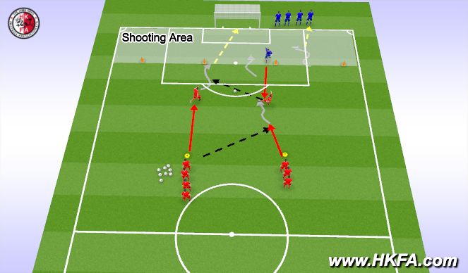 Football/Soccer Session Plan Drill (Colour): S1