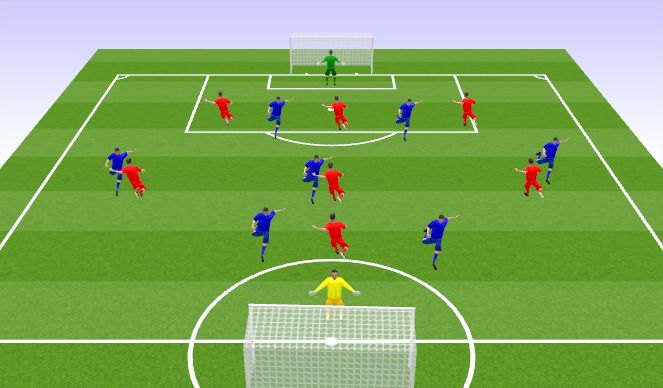 Football/Soccer Session Plan Drill (Colour): CONDITIONING GAMES 