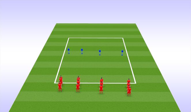 Football/Soccer Session Plan Drill (Colour): Races