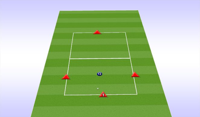 Football/Soccer Session Plan Drill (Colour): Phase 1 - Transition Rondo