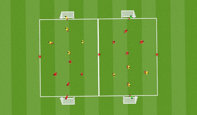 Football/Soccer Session Plan Drill (Colour): Small Sided Game 2