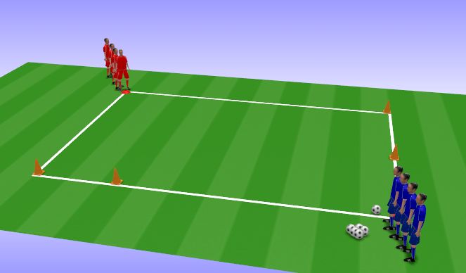 Football/Soccer Session Plan Drill (Colour): Screen 1