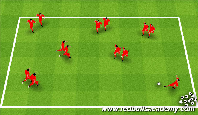 Football/Soccer Session Plan Drill (Colour): Passing Blasters