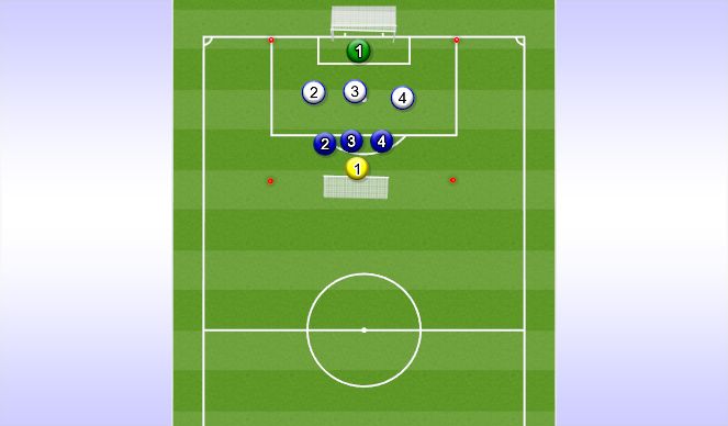 Football/Soccer Session Plan Drill (Colour): Interval