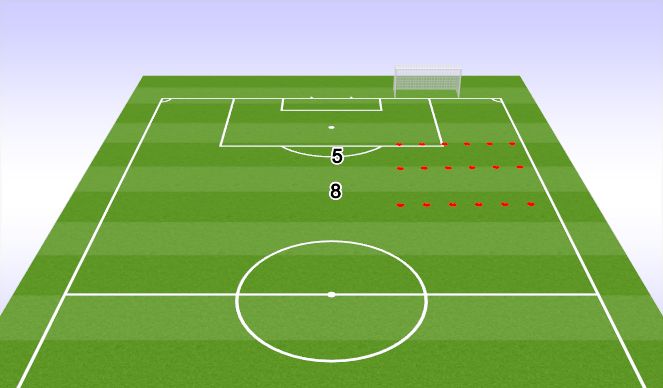 Football/Soccer Session Plan Drill (Colour): PDA Activation