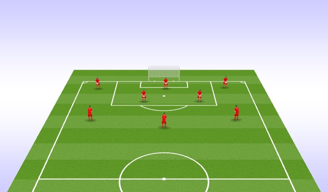 Football/Soccer Session Plan Drill (Colour): Warm Up