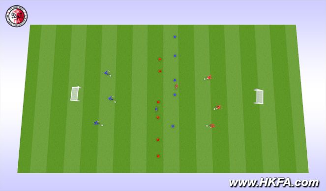 Football/Soccer Session Plan Drill (Colour): Screen 1