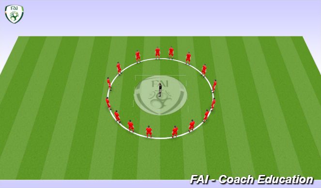 Football/Soccer Session Plan Drill (Colour): Cool Down