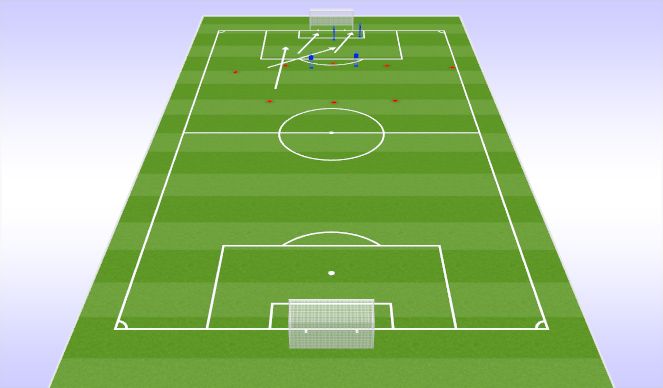 Football/Soccer Session Plan Drill (Colour): Screen 4