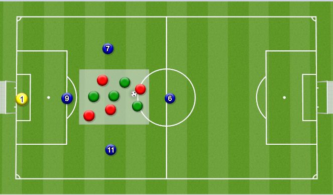 Football/Soccer Session Plan Drill (Colour): Screen 1