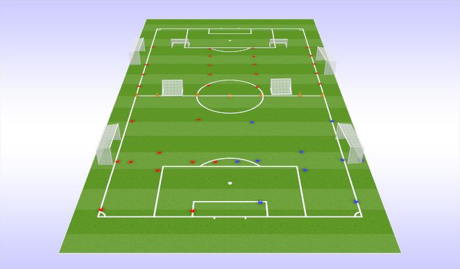 Football/Soccer Session Plan Drill (Colour): Screen 1