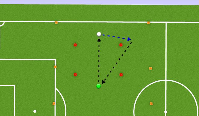 Football/Soccer Session Plan Drill (Colour): Warm-Up