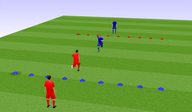 Football/Soccer Session Plan Drill (Colour): Bib Chase