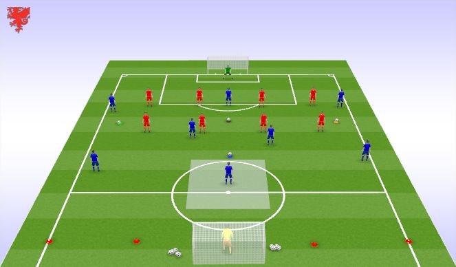 Football/Soccer Session Plan Drill (Colour): Screen 2