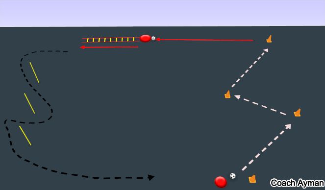 Football/Soccer Session Plan Drill (Colour): Screen 1