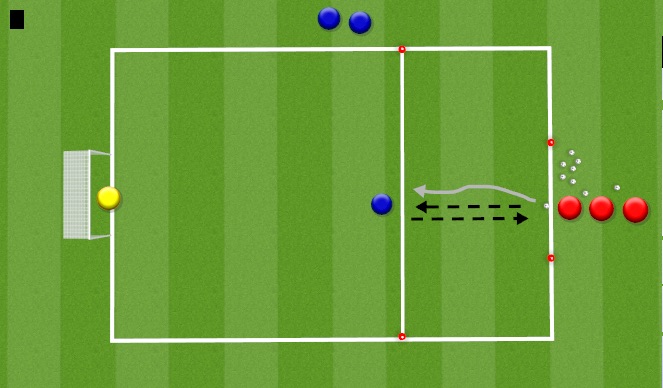 Football/Soccer Session Plan Drill (Colour): Warm Up