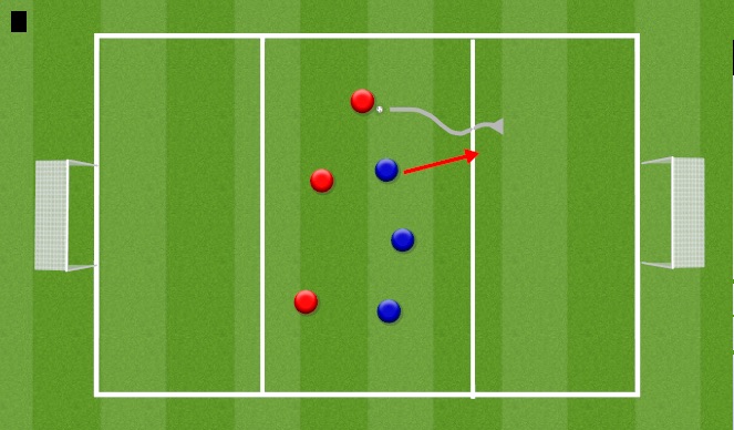 Football/Soccer Session Plan Drill (Colour): Skill Training-1