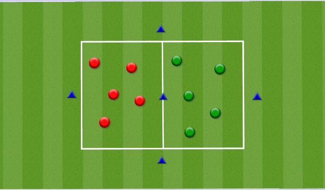 Football/Soccer Session Plan Drill (Colour): Counter Rondo