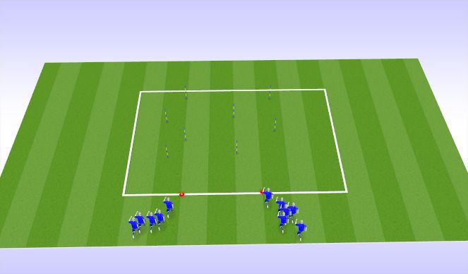 Football/Soccer Session Plan Drill (Colour): Screen 1