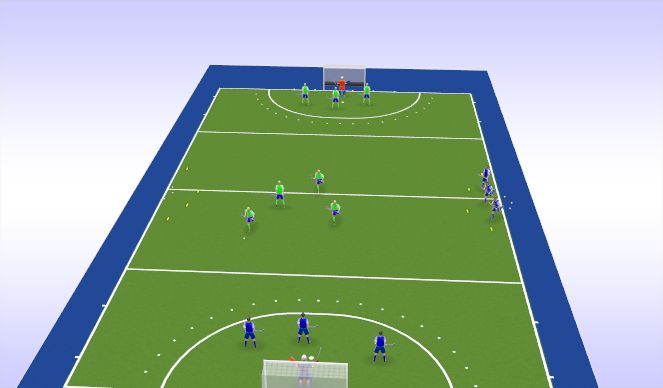 Hockey Session Plan Drill (Colour): Screen 1