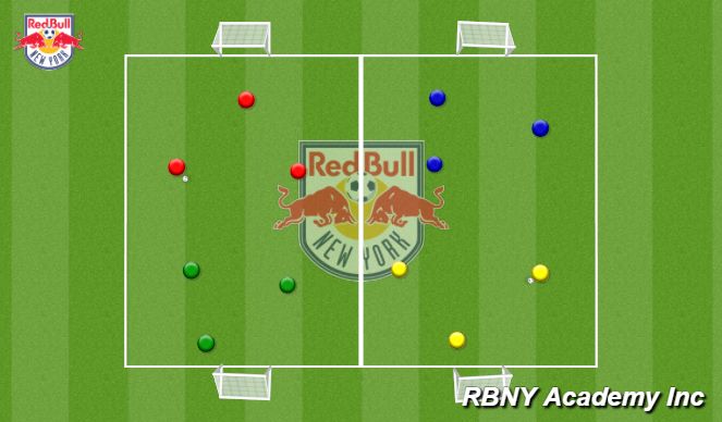 Football/Soccer Session Plan Drill (Colour): Copa Mondial