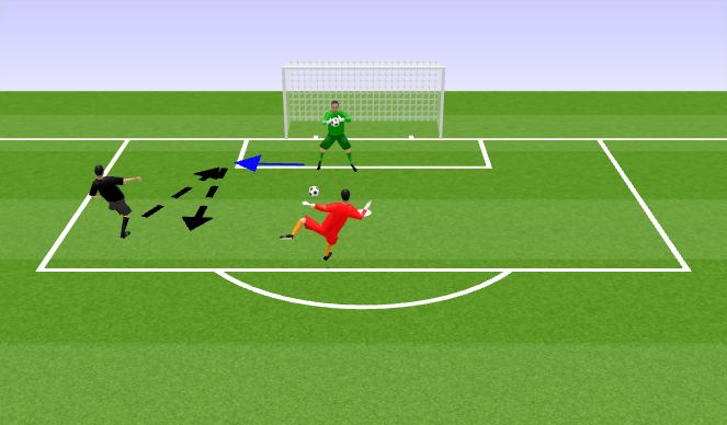 Football/Soccer Session Plan Drill (Colour): Volleys